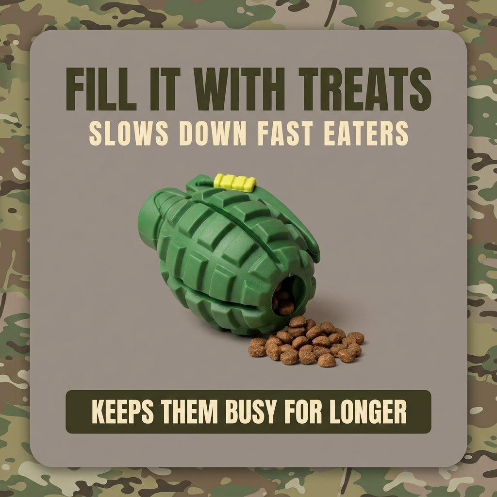 Tactical Grenade Chew Toy
