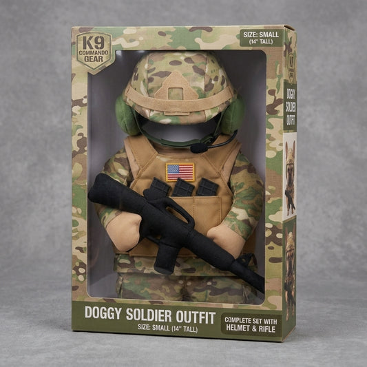 Doggy Soldier Outfit