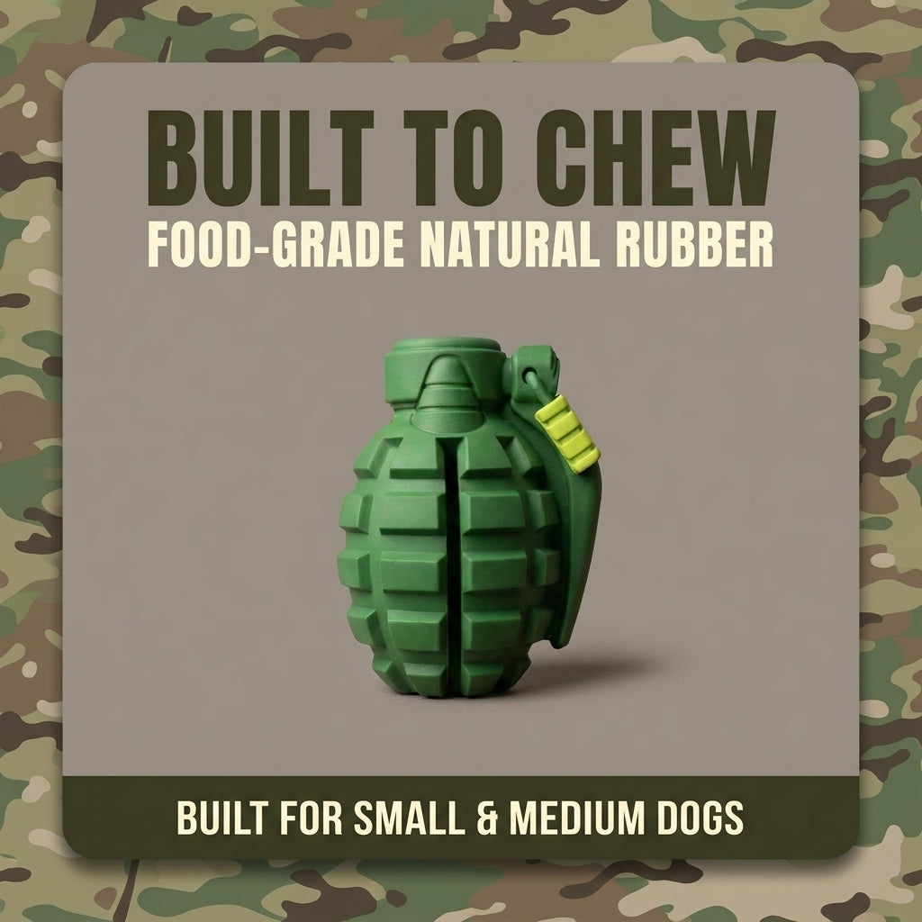 Tactical Grenade Chew Toy