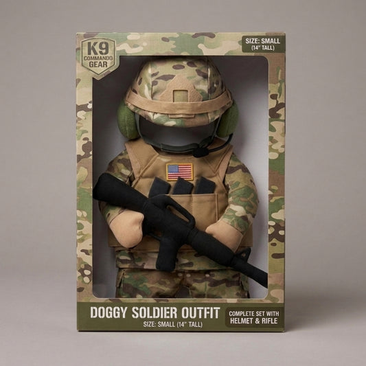 Doggy Soldier Outfit